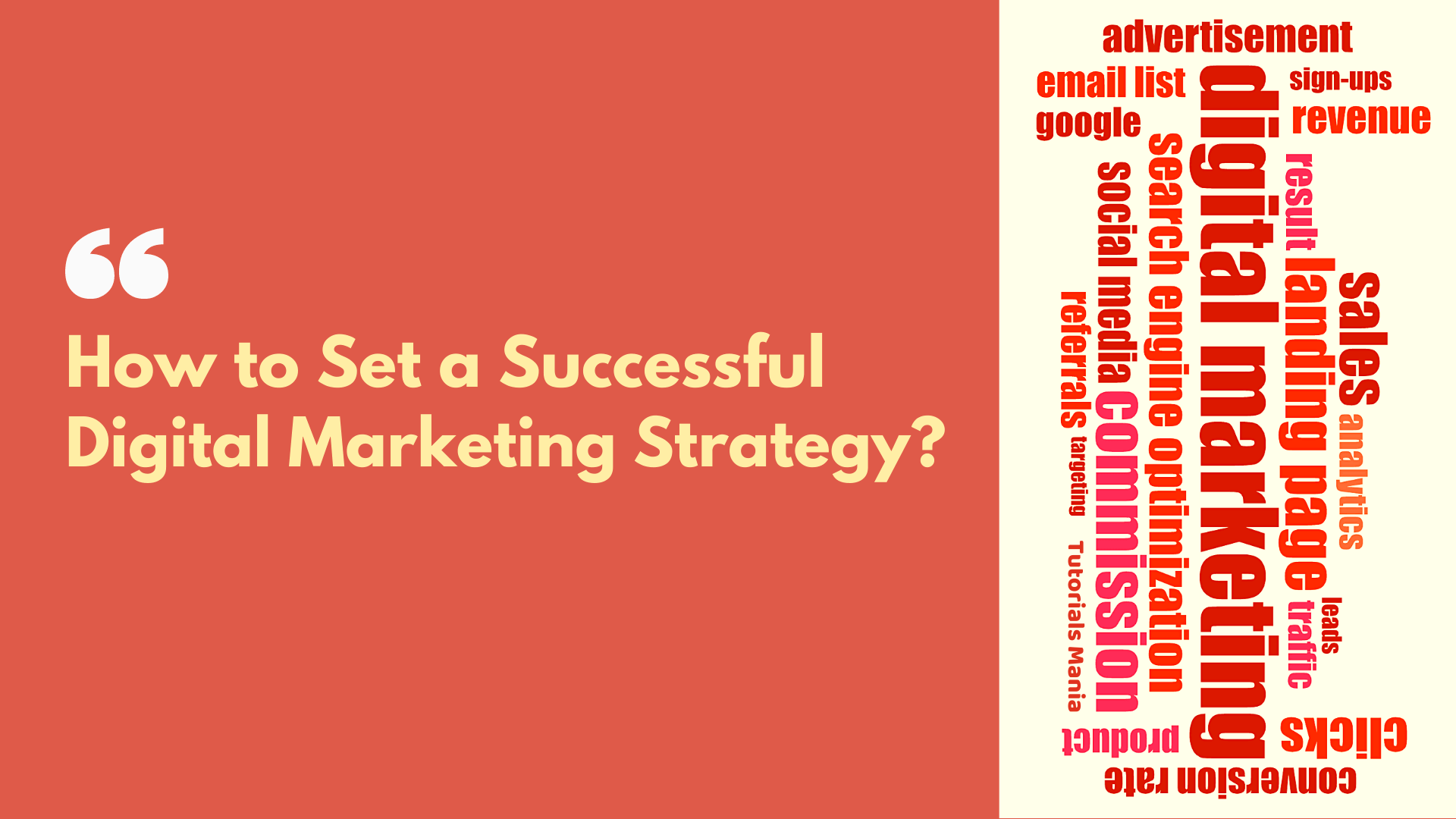 How to Set a Successful Digital Marketing Strategy | Tutorials Mania